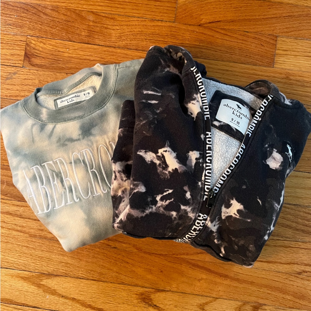 Abercrombie Kids sweatshirts. Unisex Bundle of 2